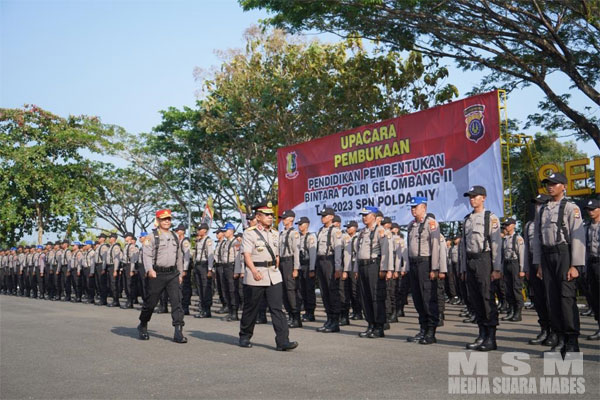 Upacara Pembukaan Pendidikan BINTARA POLRI Gelombang II Tahun T.A. 2023 ...